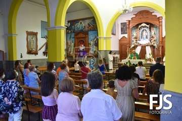 Lomo Magullo inició este sábado los cultos en honor de la Virgen de Las Nieves (Foto Francisco Javier Santana/TA)